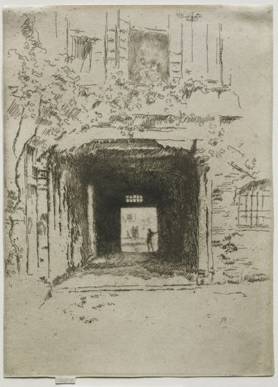 Døråbning og vinranke af James McNeill Whistler
