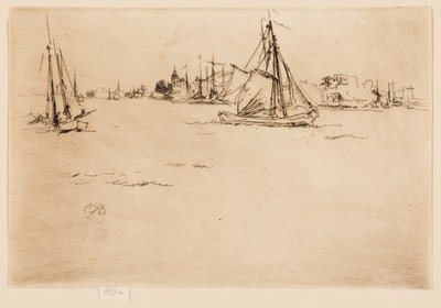Dordrecht af James Abbott McNeill Whistler