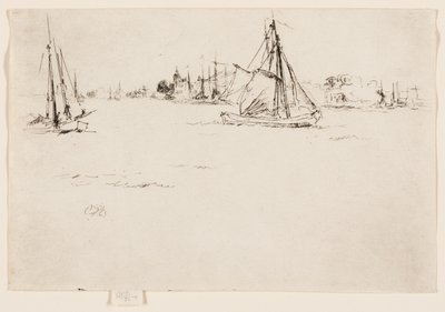 Dordrecht af James Abbott McNeill Whistler