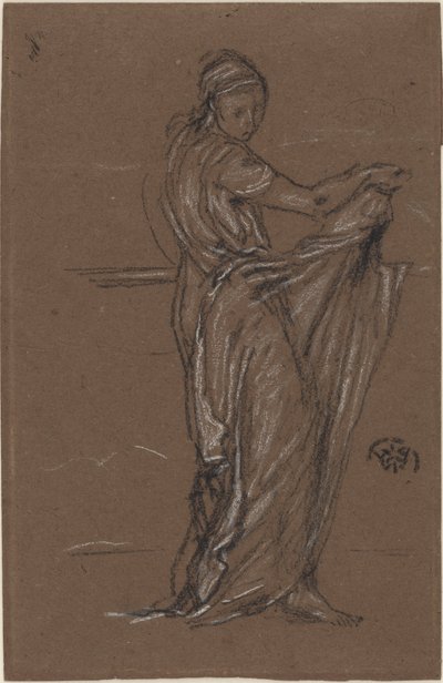 Draperet kvindefigur af James Abbott McNeill Whistler