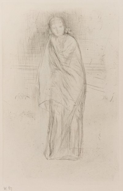 Draperet model af James Abbott McNeill Whistler
