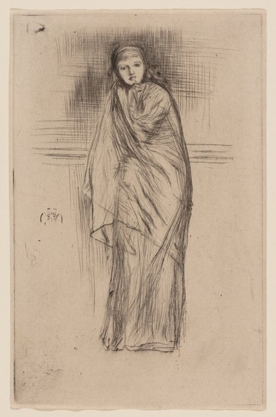 Draperet model af James Abbott McNeill Whistler