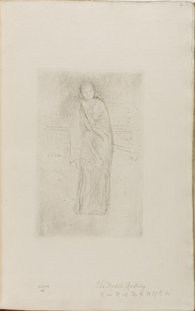 Draperet model af James Abbott McNeill Whistler