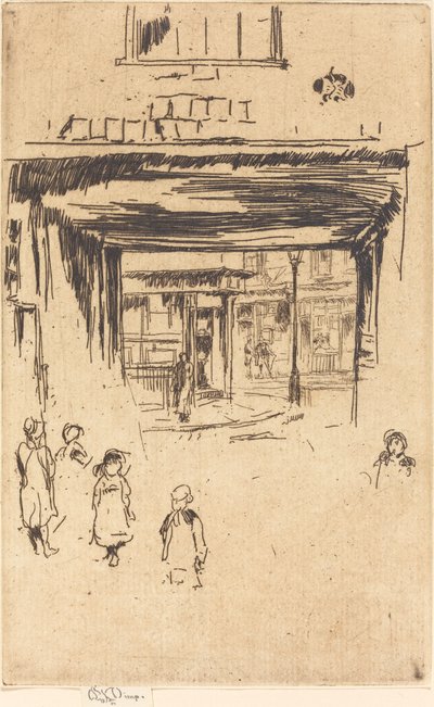 Drury Lane af James Abbott McNeill Whistler