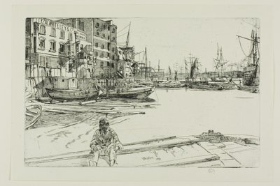 Eagle Wharf af James Abbott McNeill Whistler