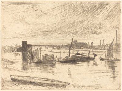 Tidlig morgen, Battersea af James Abbott McNeill Whistler
