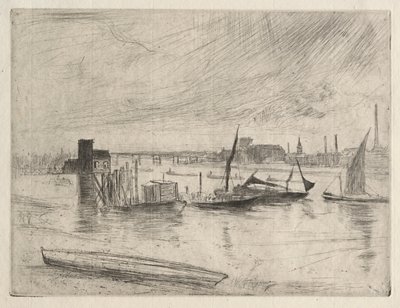 Tidlig morgen i Battersea af James McNeill Whistler