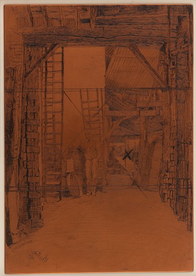 Ætseplade: Kalkbrænderen af James Abbott McNeill Whistler