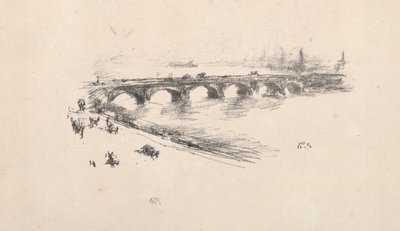 Aften, Lille Waterloo-bro af James McNeill Whistler