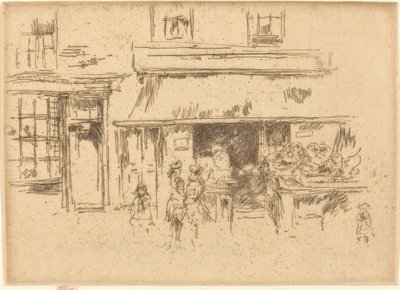 Exeter Street af James Abbott McNeill Whistler