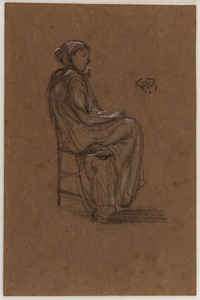 Kvindefigur, siddende af James Abbott McNeill Whistler