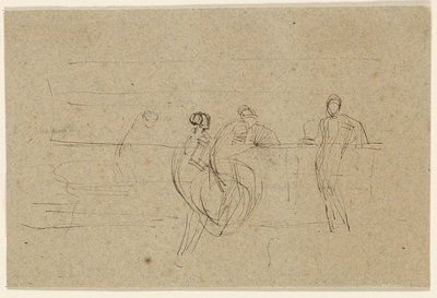 Figurer ved et gelænder af James McNeill Whistler
