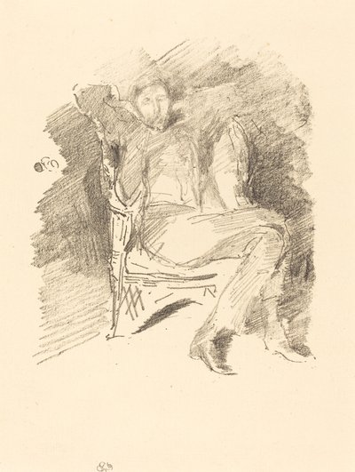 Firelight: Joseph Pennell, nr. 1 af James Abbott McNeill Whistler