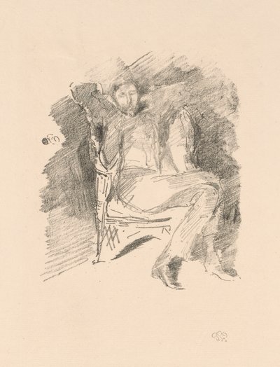 Firelight: Joseph Pennell, nr. 1 af James McNeill Whistler