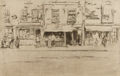 Fiskebutik, Chelsea af James Abbott McNeill Whistler