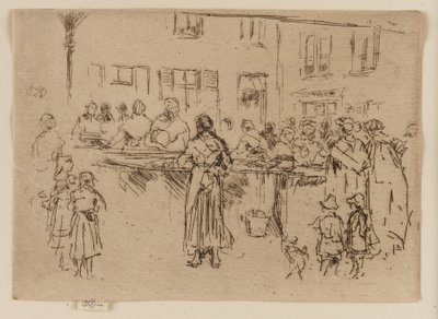 Fiskekvinder, Oostende af James Abbott McNeill Whistler