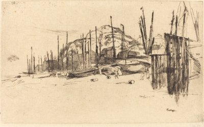 Fiskerbåde, Hastings af James Abbott McNeill Whistler
