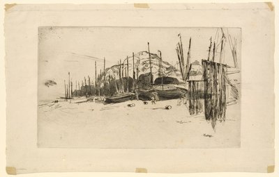 Fiskerbåde, Hastings af James Abbott McNeill Whistler