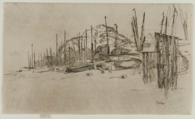 Fiskerbåde, Hastings af James Abbott McNeill Whistler
