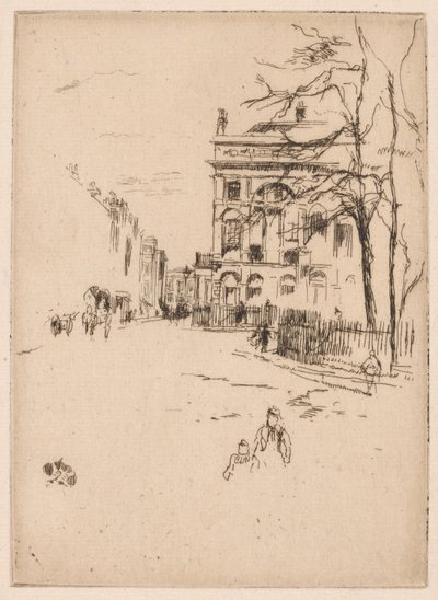 Fitzroy Square af James Abbott McNeill Whistler