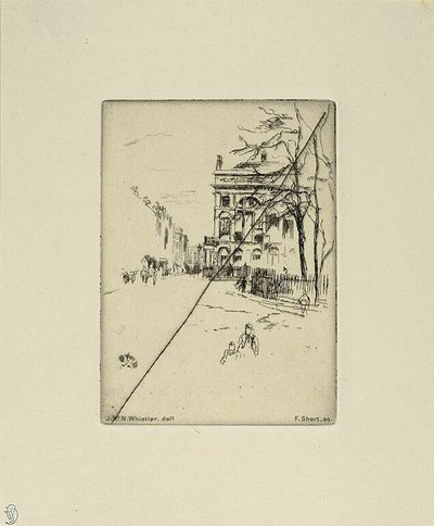 Fitzroy Square af James McNeill Whistler