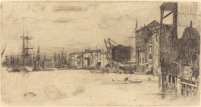 Frihandelshavn af James Abbott McNeill Whistler
