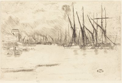 Fra Pickle-Herring-trappen af James McNeill Whistler