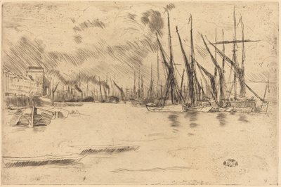 Fra Pickle-Herring-trappen af James McNeill Whistler