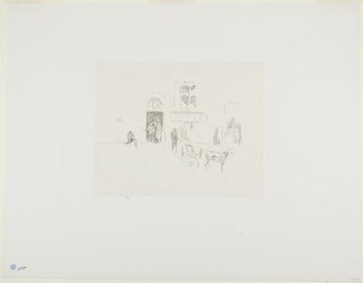 Gaiety Stage Door af James Abbott McNeill Whistler