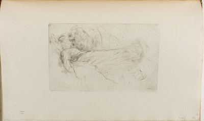 Liggende pige af James Abbott McNeill Whistler