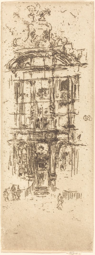 Gold-House, Bruxelles af James Abbott McNeill Whistler