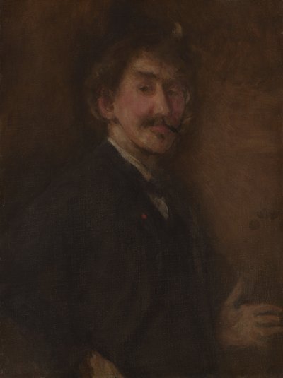 Guld og brun: Selvportræt af James McNeill Whistler
