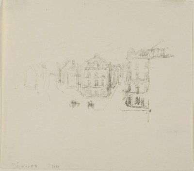 Grand Rue, Dieppe af James McNeill Whistler