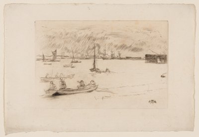 Greenhithe af James Abbott McNeill Whistler