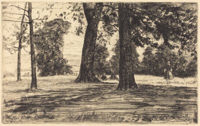Greenwich Park af James McNeill Whistler