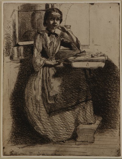 Gretchen i Heidelberg af James Abbott McNeill Whistler
