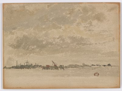 Grå og Sølv – Purfleet af James Abbott McNeill Whistler