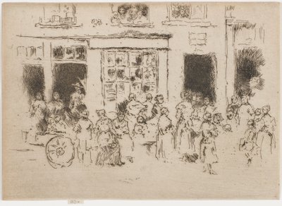 High Street, Bruxelles af James Abbott McNeill Whistler