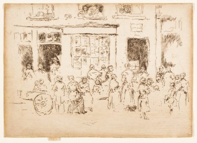 High Street, Bruxelles af James Abbott McNeill Whistler