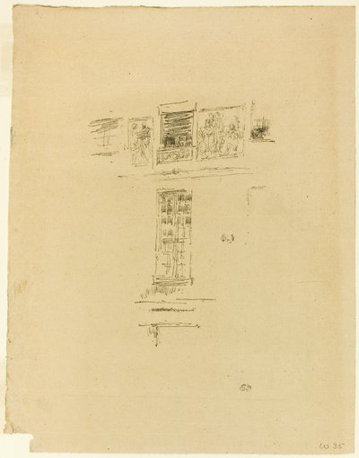 Hôtel Colbert, vinduer af James McNeill Whistler