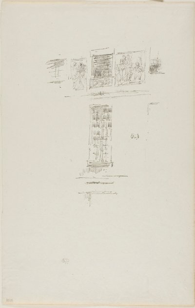 Hôtel Colbert, vinduer af James McNeill Whistler