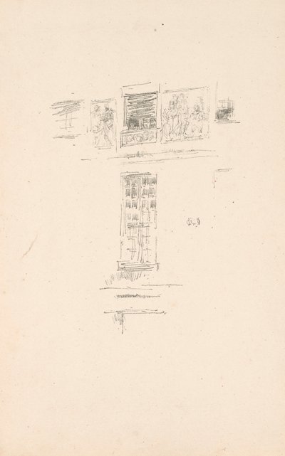 Hôtel Colbert, Vinduer af James McNeill Whistler