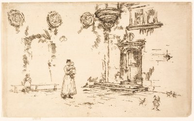 Hotel Lallemant, Bourges af James McNeill Whistler