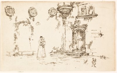 Hotel Lallemant, Bourges af James McNeill Whistler