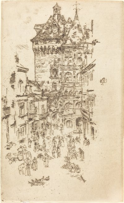 Rådhuset, Loches af James Abbott McNeill Whistler