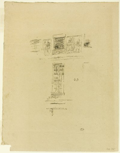 Hôtel Colbert, vinduer af James Abbott McNeill Whistler