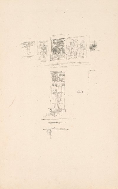 Hôtel Colbert, Vinduer af James McNeill Whistler