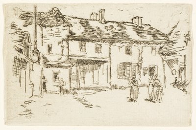 Hotel de la Promenade, Loches af James Abbott McNeill Whistler