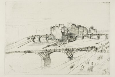 Isle of the City, Paris af James McNeill Whistler