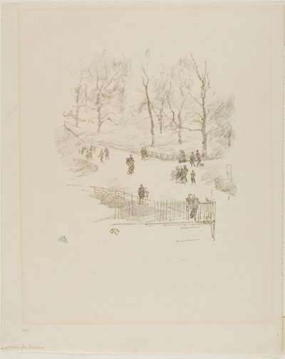Kensington Gardens af James Abbott McNeill Whistler